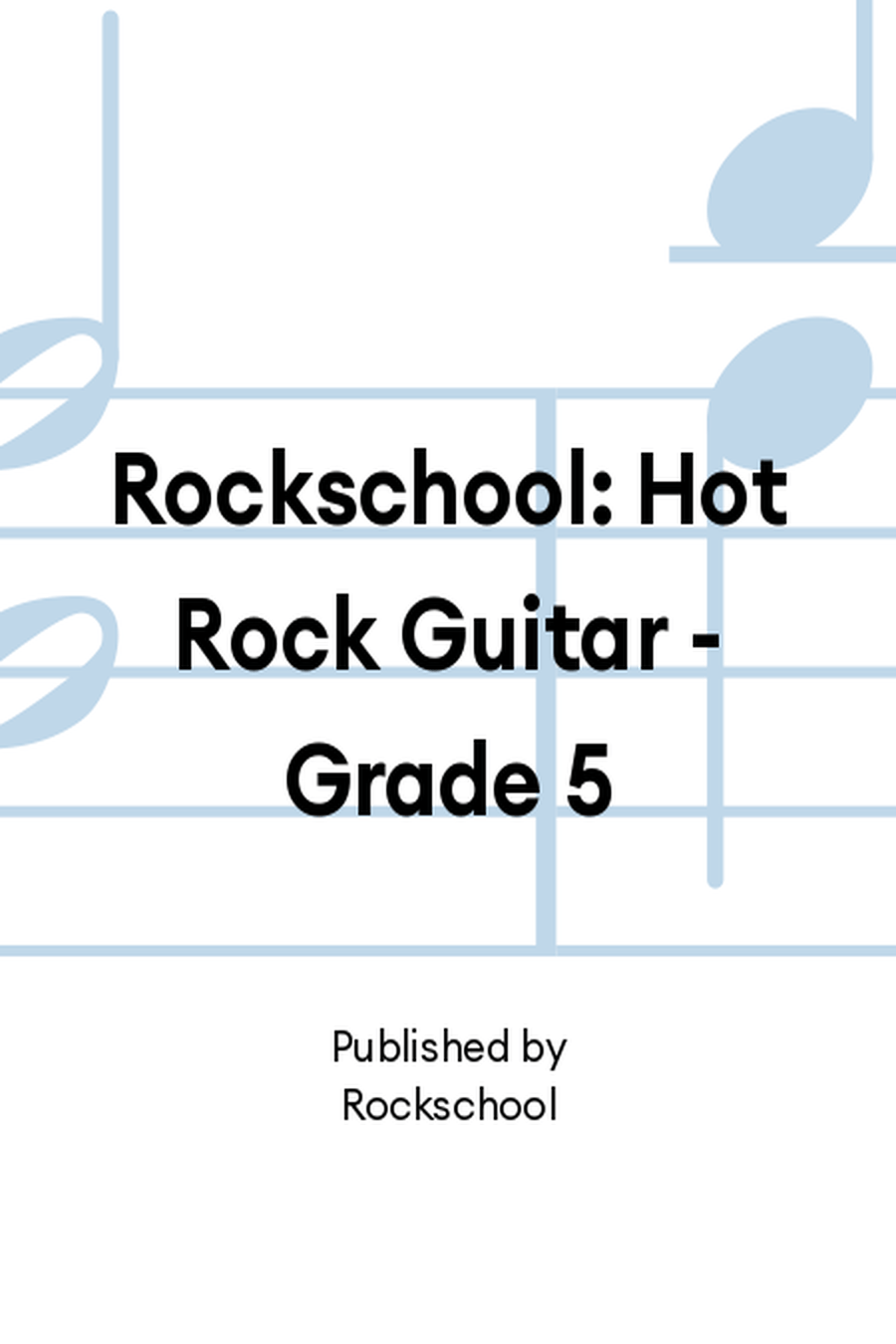 Rockschool: Hot Rock Guitar - Grade 5 Electric Guitar scores gallery preview page 1