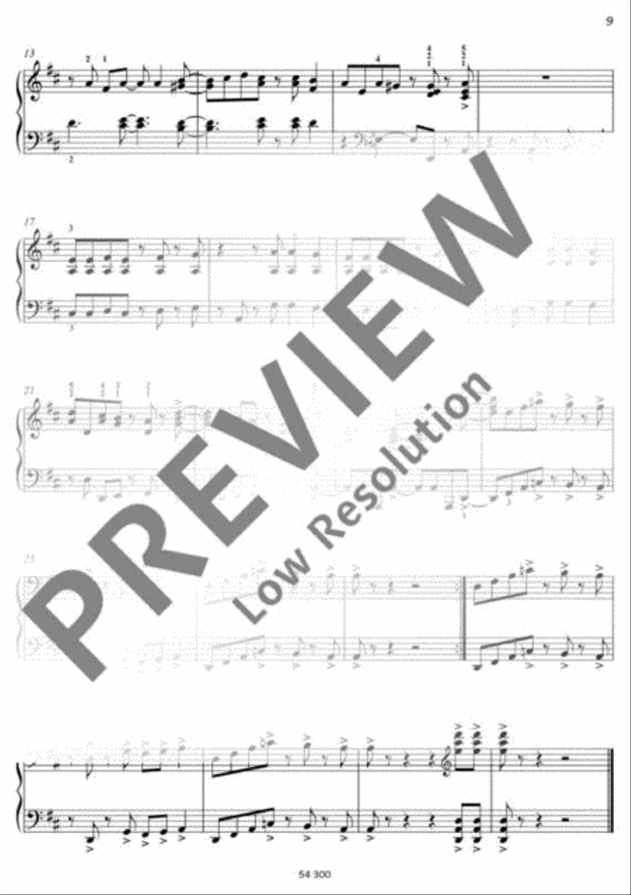 O How Joyfully Piano Solo scores gallery preview page 3