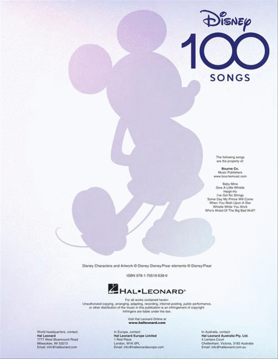 Disney 100 Songs