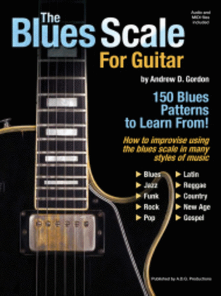 Book cover for The Blues Scale for Guitar