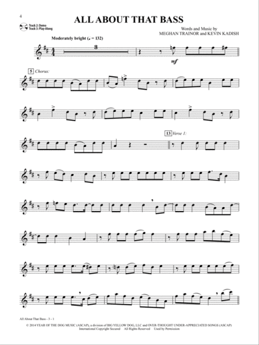 Top Hits from TV, Movies & Musicals Instrumental Solos Alto Saxophone scores gallery preview page 10