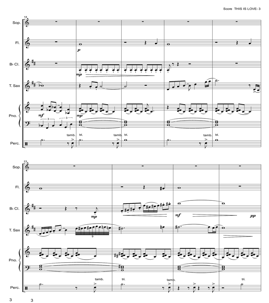 This Is Love (Soprano and Mixed Ensemble) image number null