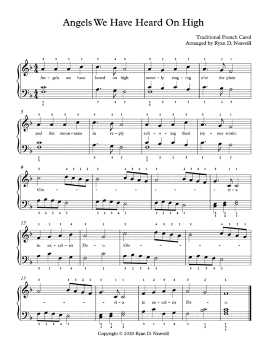 Easy Piano Christmas Carols Piano Method scores gallery preview page 2
