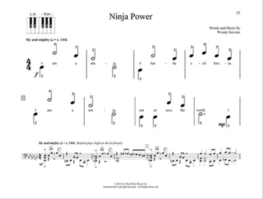 Black Key Blast! Easy Piano scores gallery preview page 6
