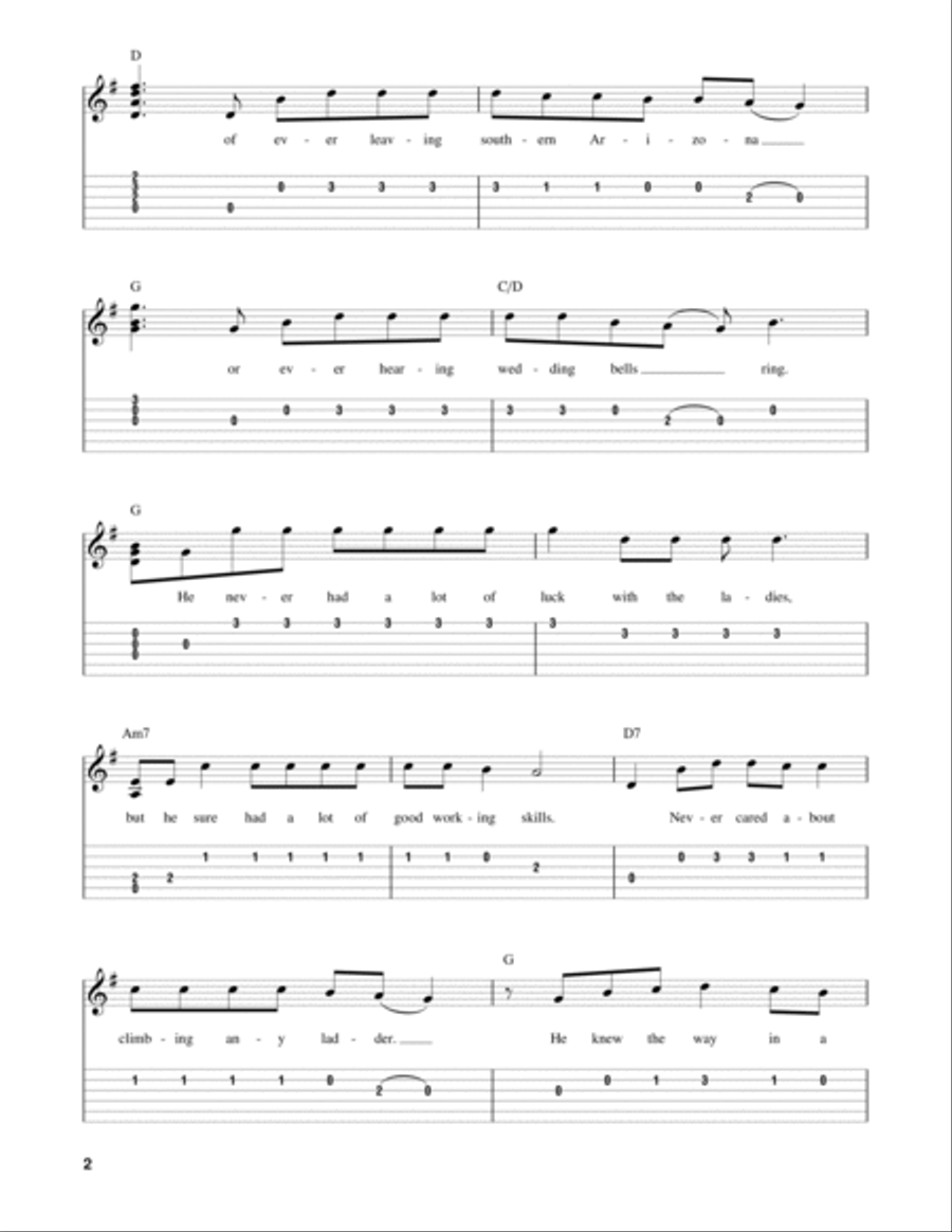 She Is His Only Need Acoustic Guitar scores gallery preview page 2