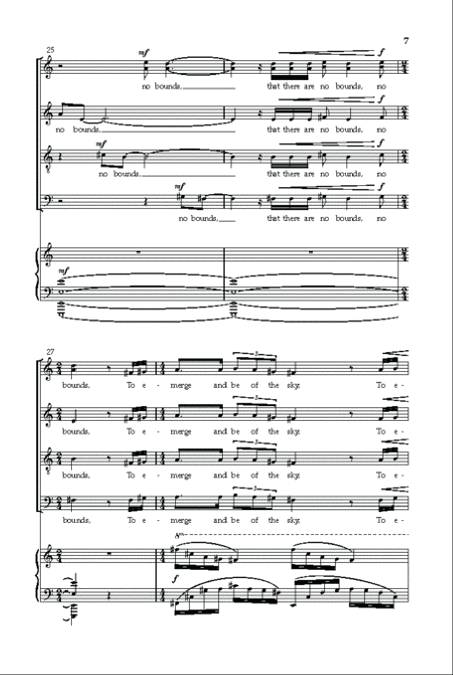 A Song of Joys Divisi scores gallery preview page 6