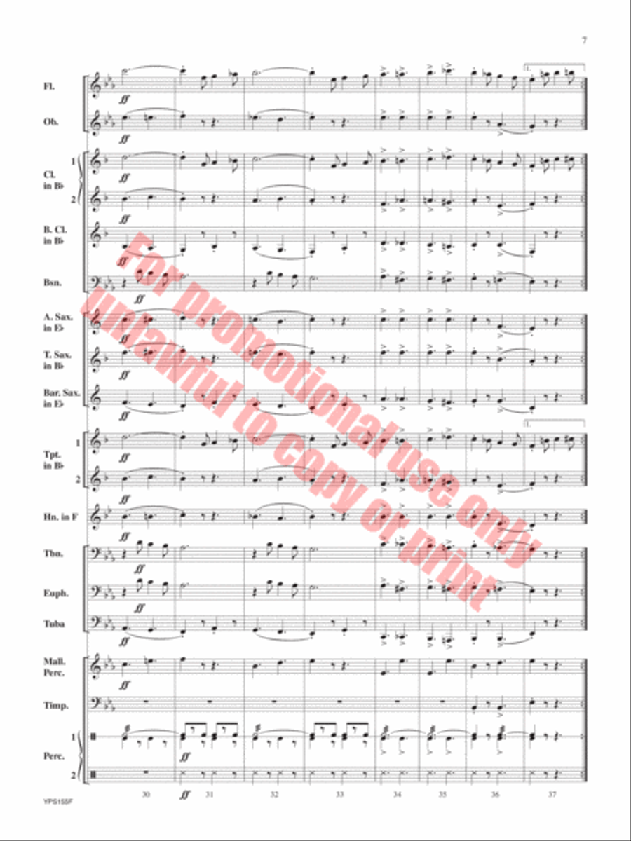 Safety Concert Band scores gallery preview page 8