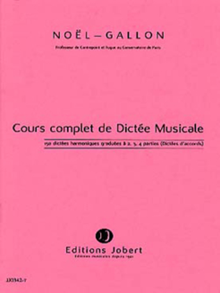 Dictees Harmoniques Graduees A 2, 3 Et 4 Parties (150)