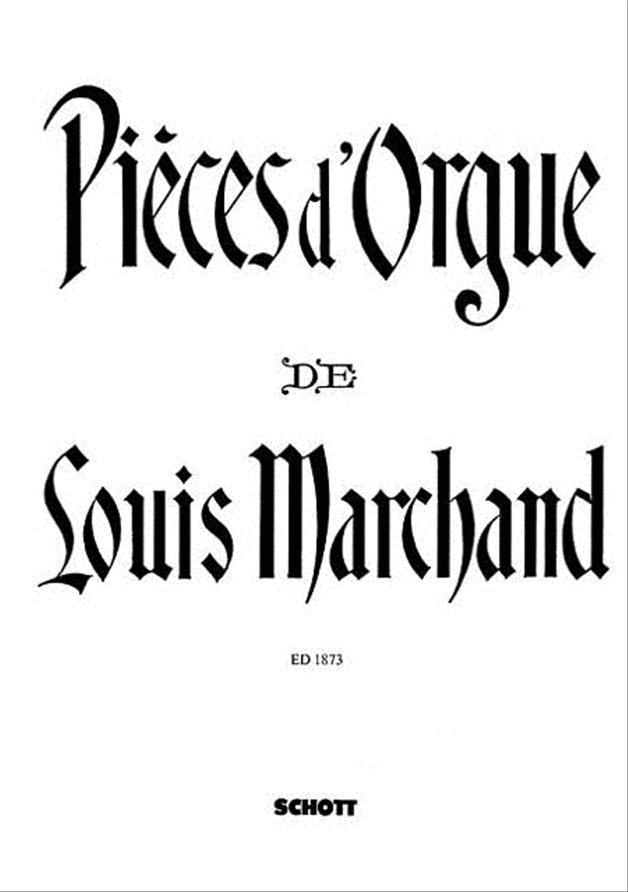 Organ Pieces of Louis Marchand Organ scores gallery preview page 1