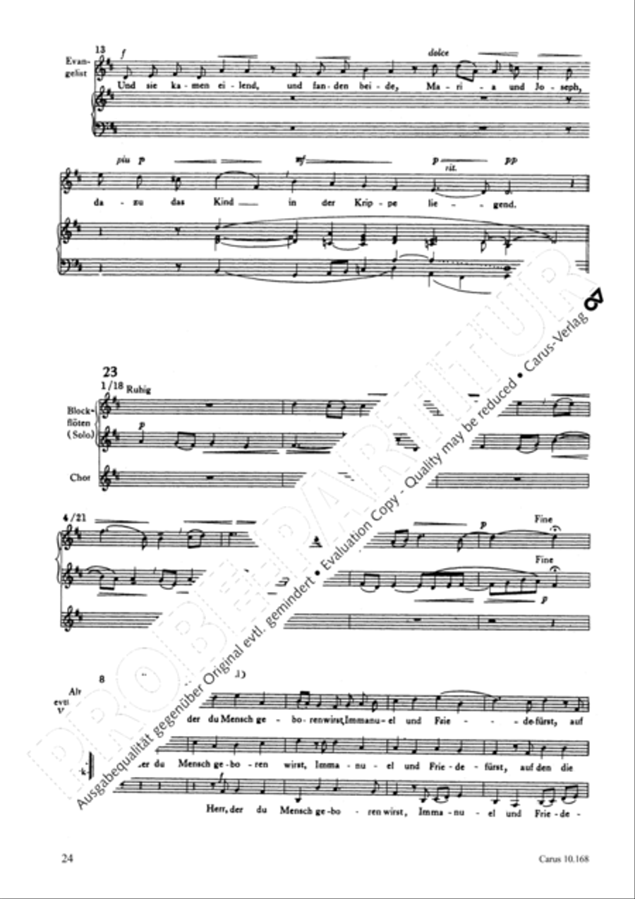 The Christmas Story (Die Weihnachtsgeschichte) SSA scores gallery preview page 27