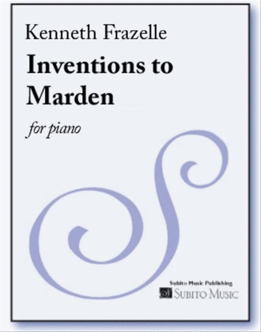 Inventions to Marden Inventions to Marden Harpsichord scores gallery preview page 1