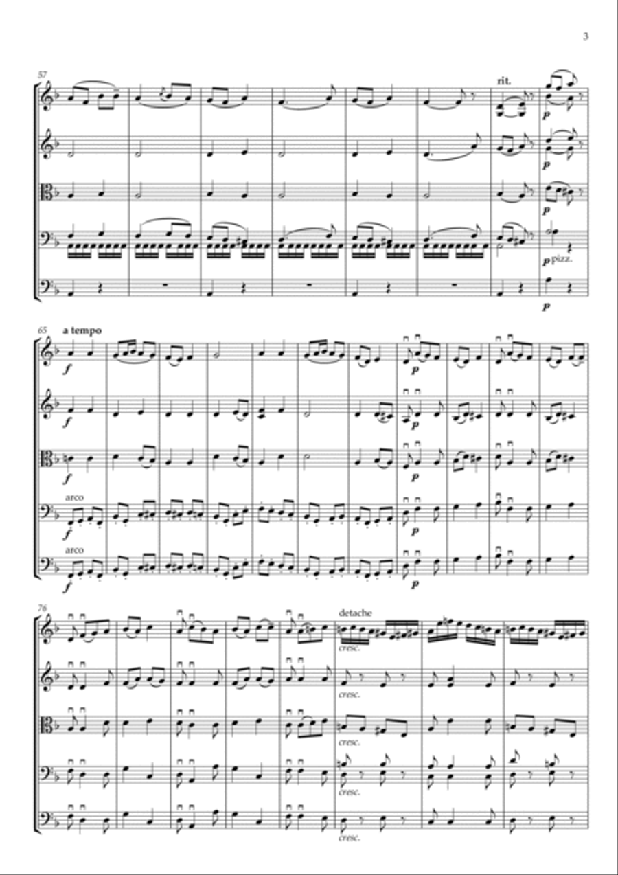 Dance Skomorokh String Orchestra scores gallery preview page 3