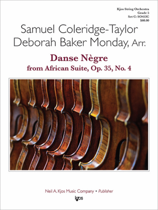 Book cover for Danse Nègre from African Suite, Op. 35, No. 4