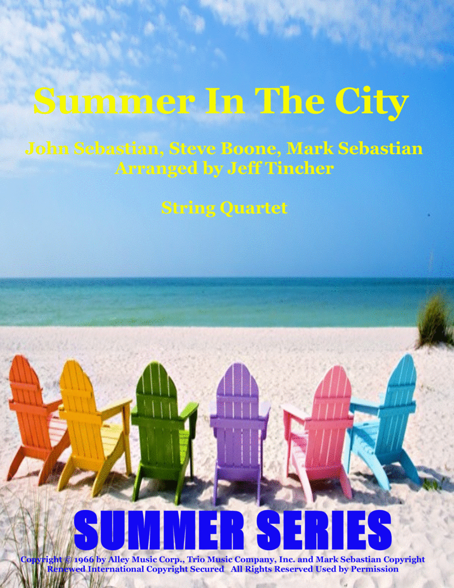 Summer In The City String Quartet scores gallery preview page 1