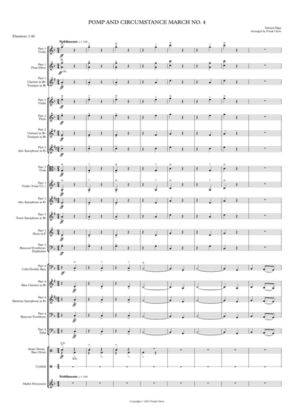 Pomp and Circumstance March No. 4 (Orchestra Flexible Instrumentation) image number null