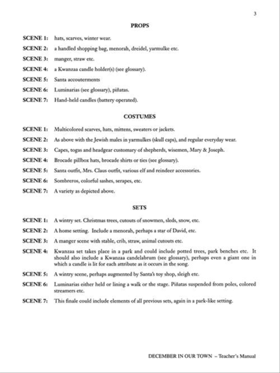 December in Our Town (A Multicultural Holiday Musical) Choir scores gallery preview page 5