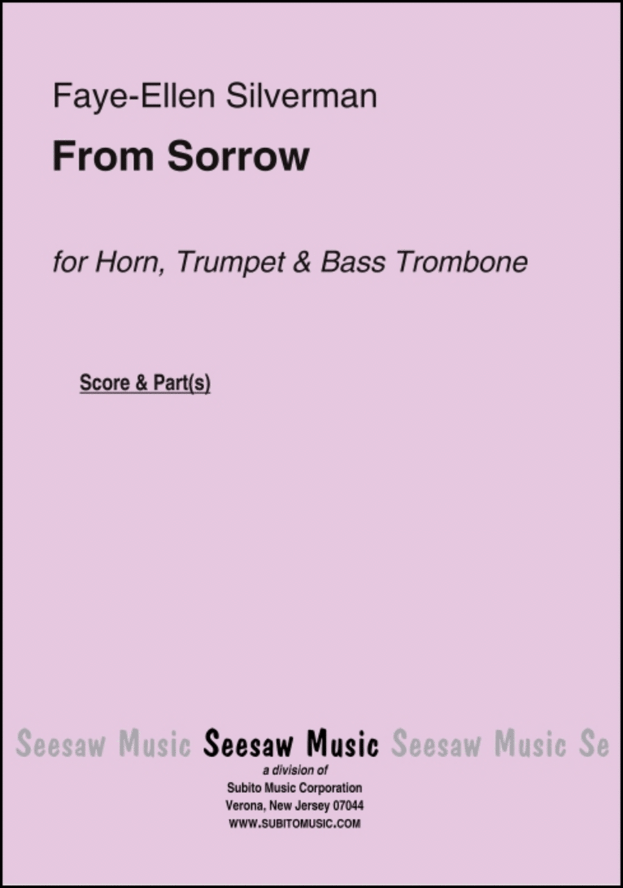 From Sorrow Horn scores gallery preview page 1