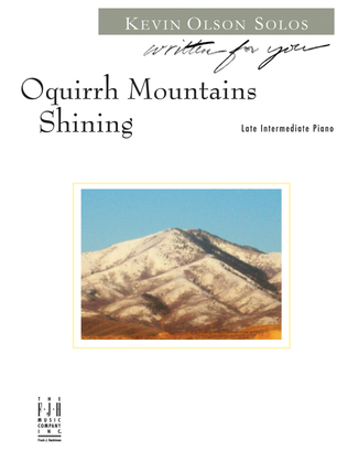 Oquirrh Mountains Shining