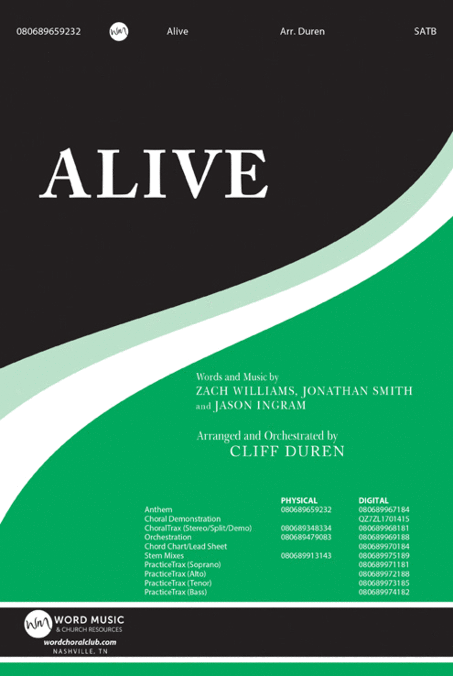 Alive - Anthem 4-Part scores gallery preview page 1