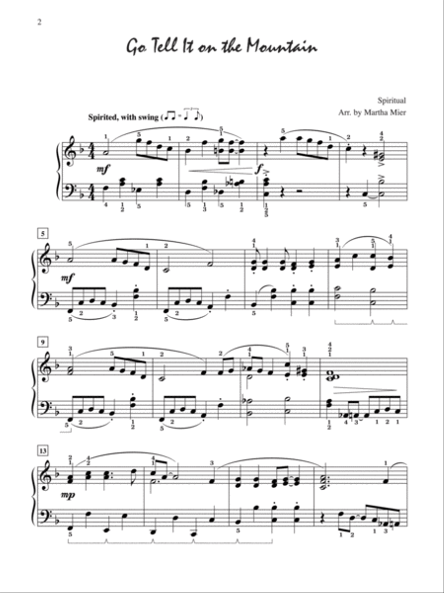 Christmas Jazz, Rags & Blues, Book 2 Piano Solo scores gallery preview page 6