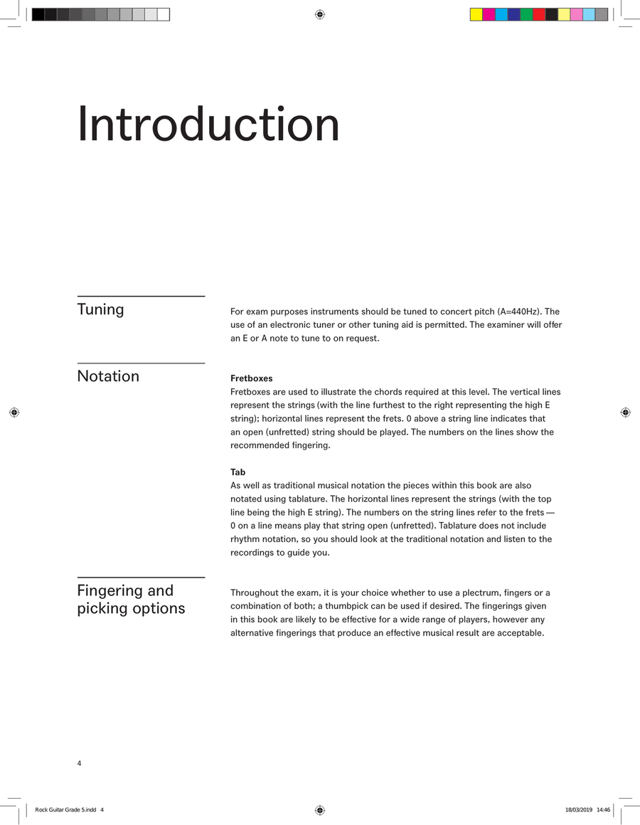LCME Rock Guitar Handbook 2019 - Grade 5 Electric Guitar scores gallery preview page 4