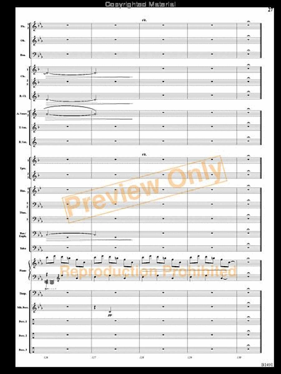 Nevermore Concert Band scores gallery preview page 26