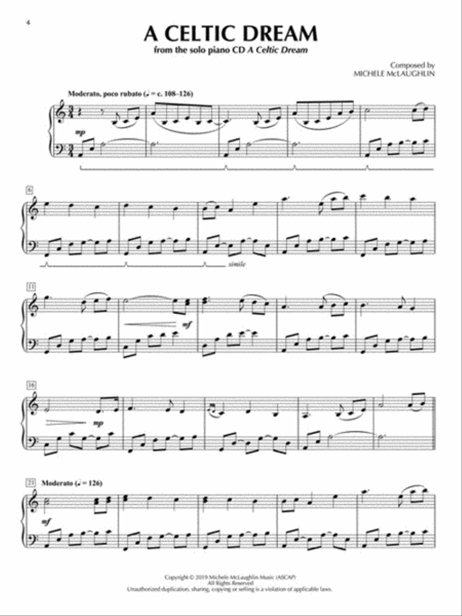 Michele McLaughlin – Piano Sheet Music Collection Piano Solo scores gallery preview page 4