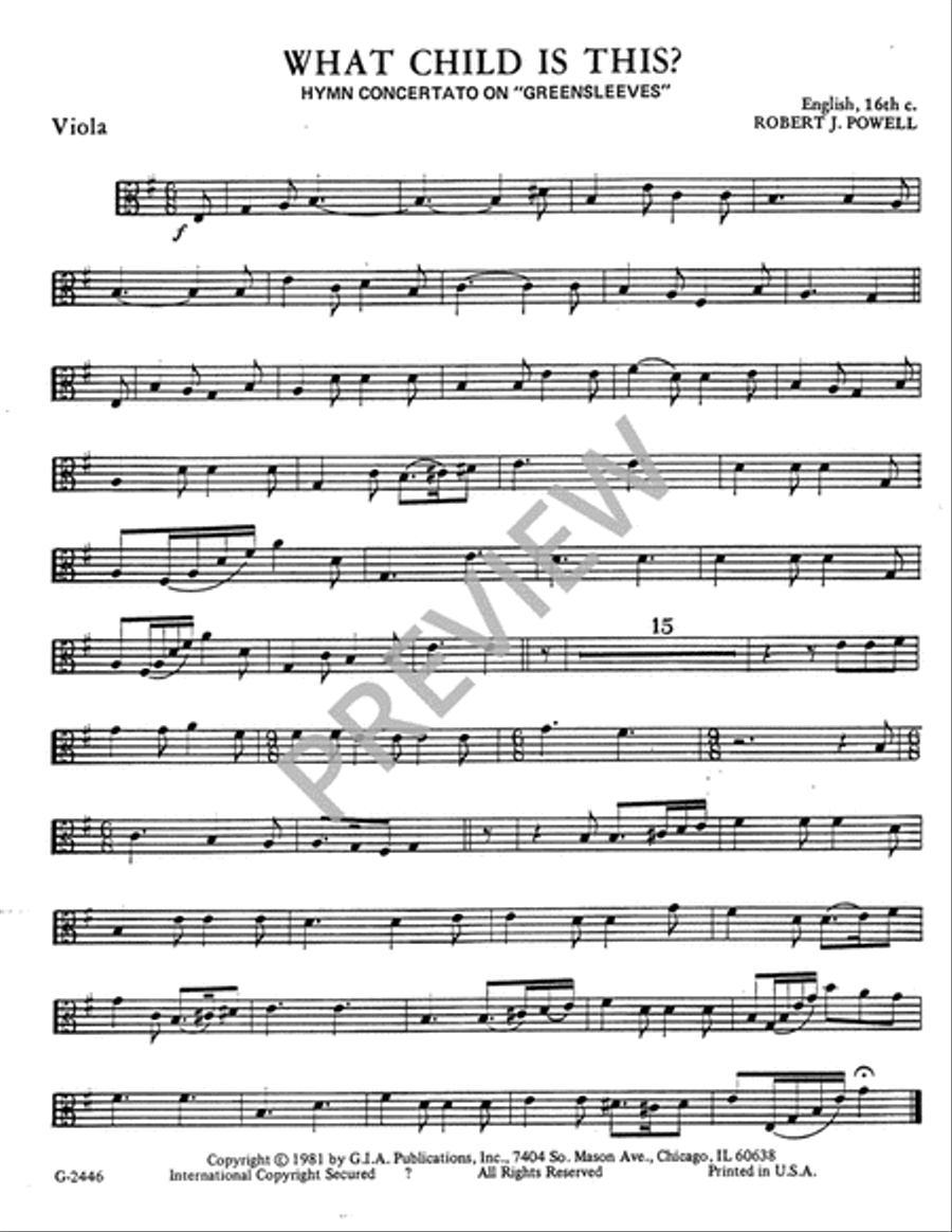 What Child Is This - Instrument edition Cello scores gallery preview page 4