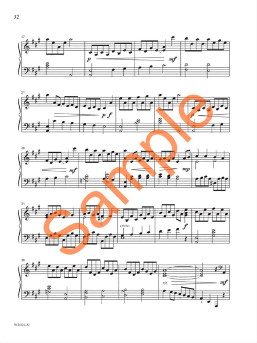 The Church Pianist's Library, Vol. 32 Piano Solo scores gallery preview page 21