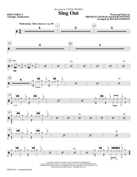Sing Out - Percussion 2