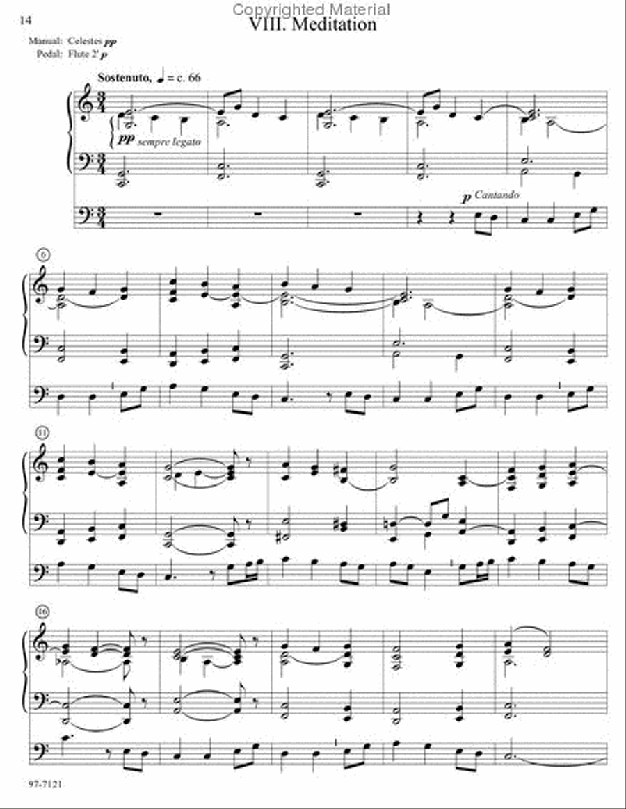 Partita on Nettleton Organ scores gallery preview page 9