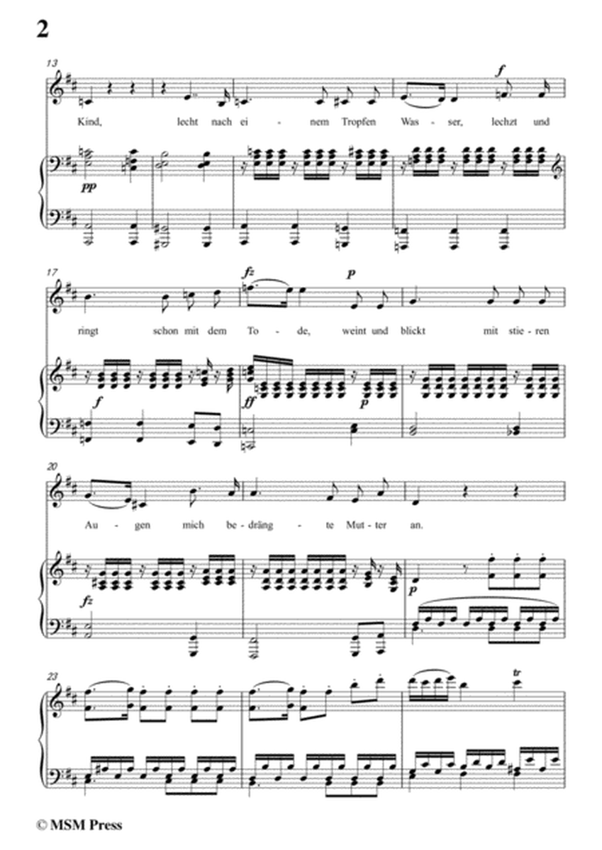 Schubert-Hagars Klage(Hagar's Lament),D.5,in b minor,for Voice&Piano image number null