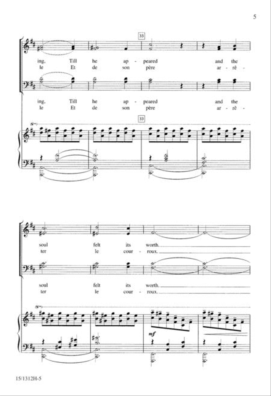 O Holy Night 4-Part scores gallery preview page 5