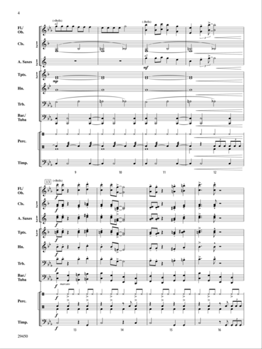 The Name's Claus ... Santa Claus (Score only) Concert Band scores gallery preview page 3