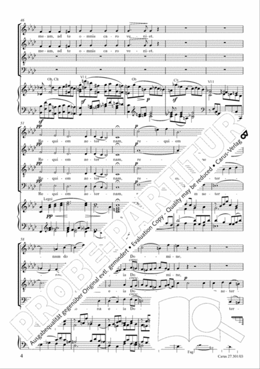 Requiem in F minor Requiem in F minor 4-Part scores gallery preview page 9