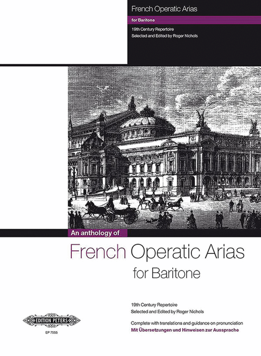 French Operatic Arias for Baritone and Piano Baritone Voice scores gallery preview page 1