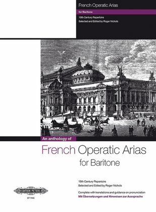 Book cover for French Operatic Arias for Baritone and Piano