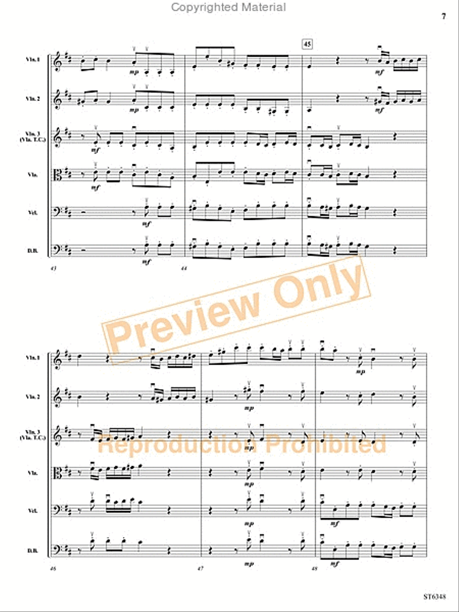 Grave and Allegro Grave and Allegro String Orchestra scores gallery preview page 8