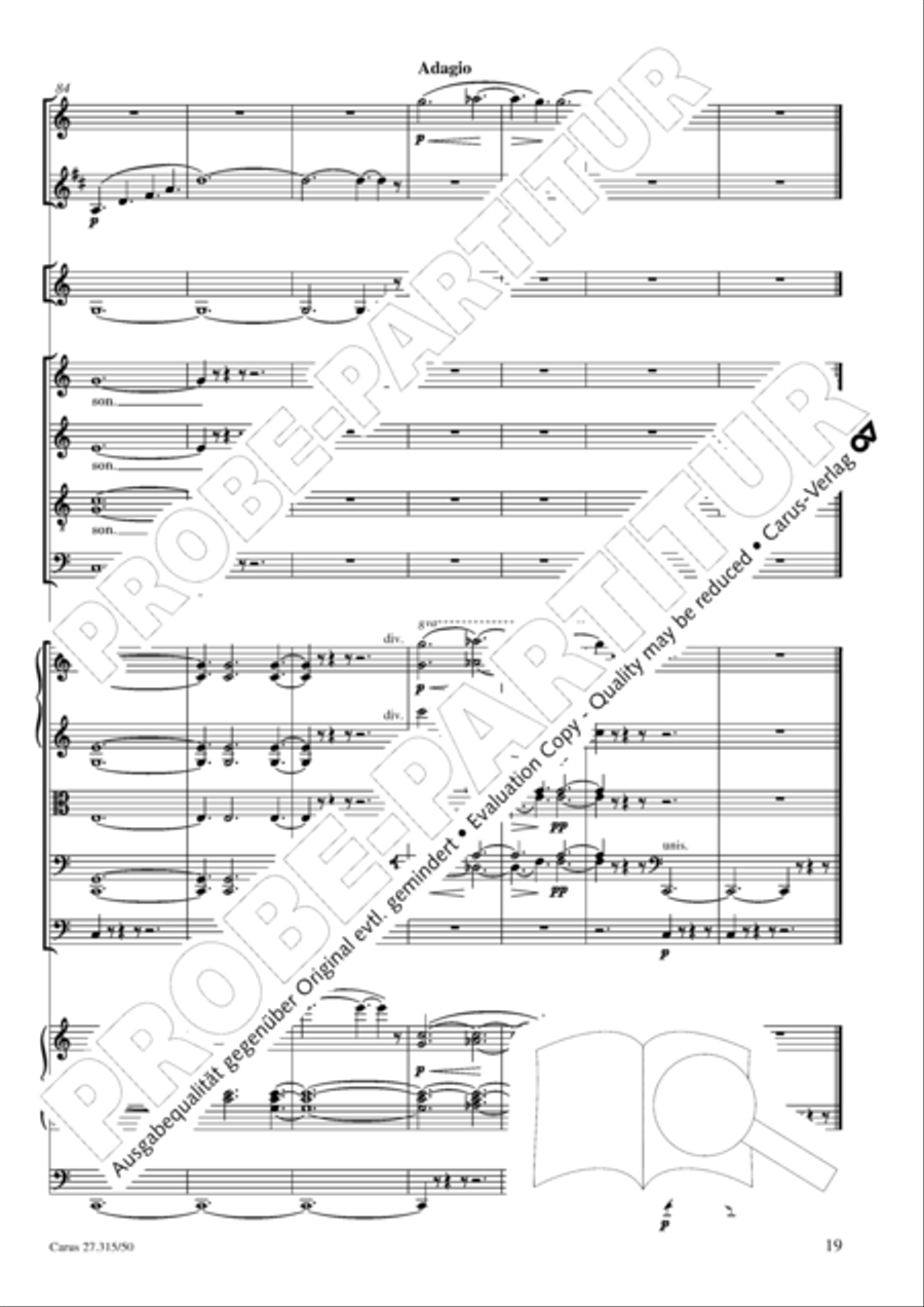 Requiem in C major 4-Part scores gallery preview page 22