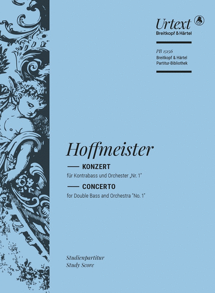 Hoffmeister - Double Bass Concerto No 1 Study Score