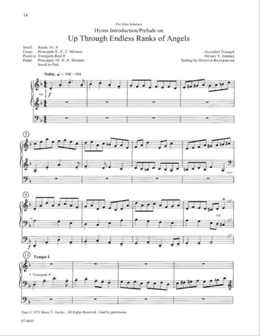 Seven Hymn Preludes, Set 5 Organ scores gallery preview page 6