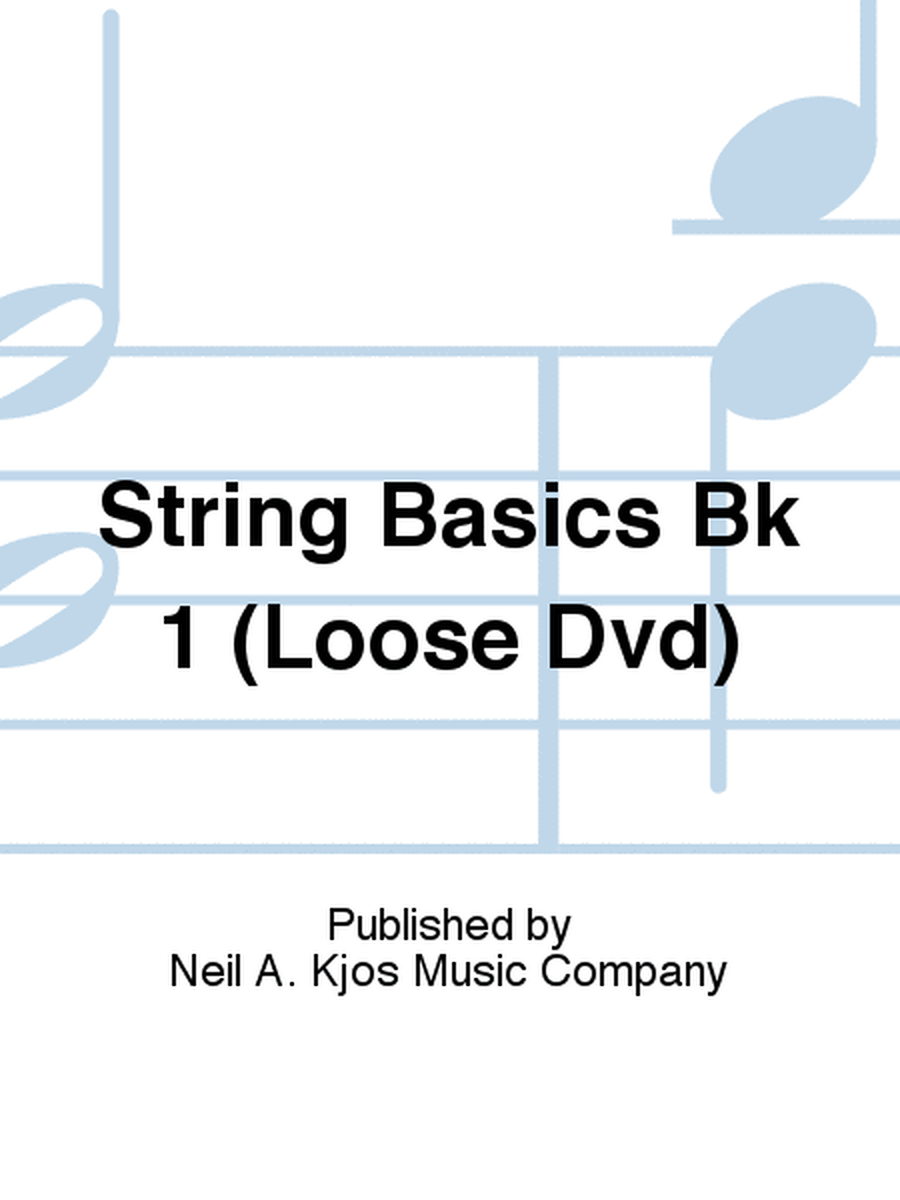 String Basics Bk 1 (Loose Dvd)