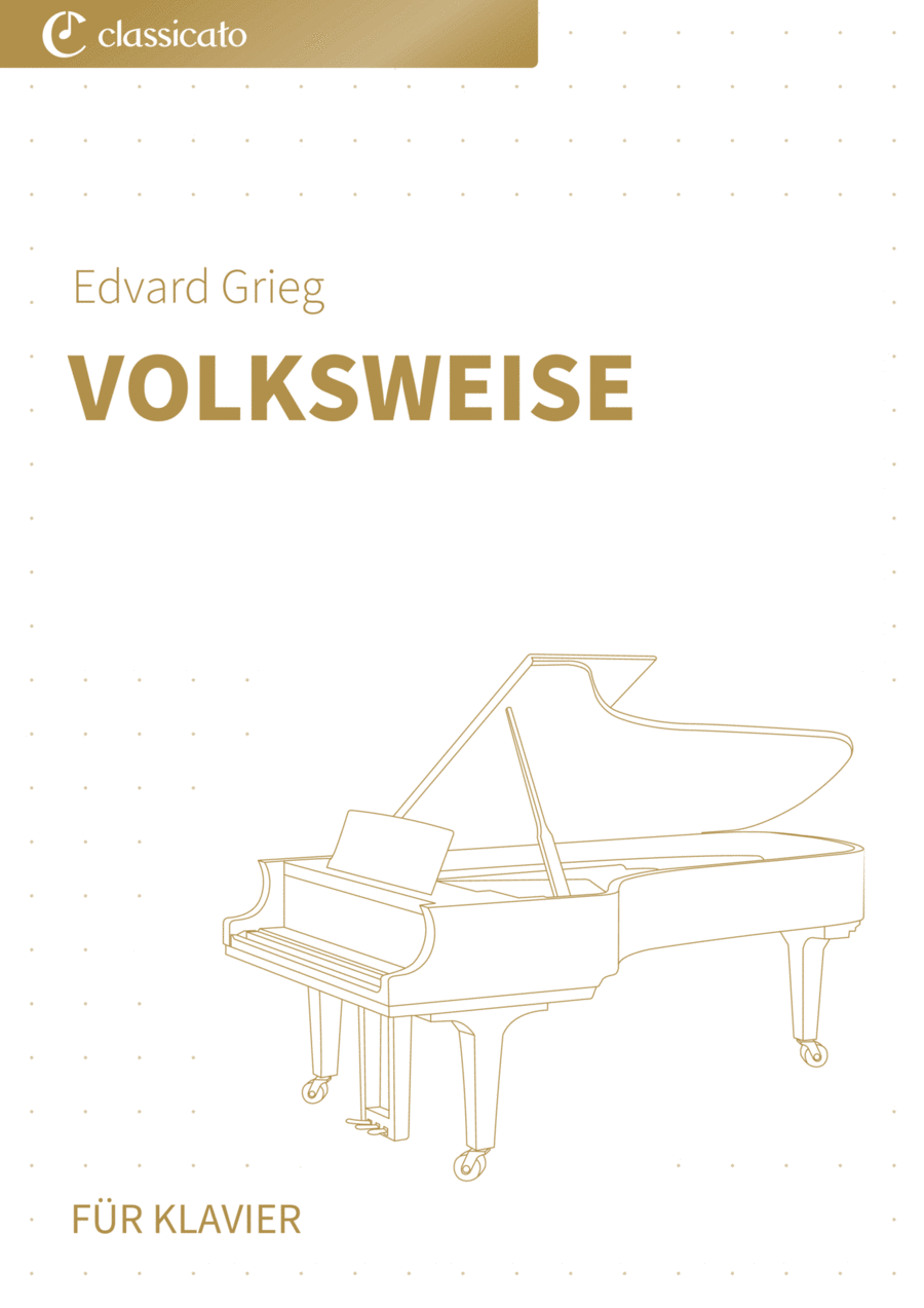 Volksweise Volksweise Piano scores gallery preview page 1