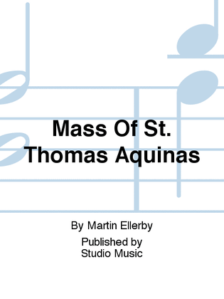 Mass Of St. Thomas Aquinas