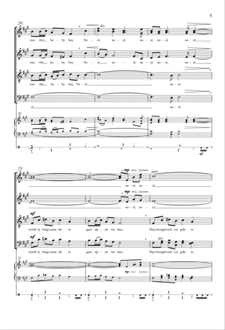 The Rarest Gift 4-Part scores gallery preview page 4