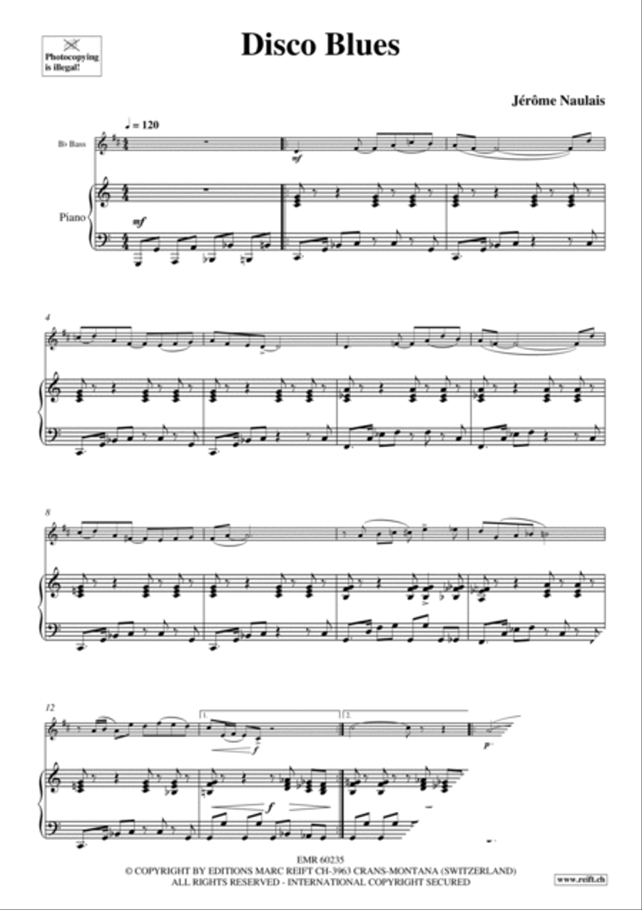 Disco Blues Voice Solo scores gallery preview page 4