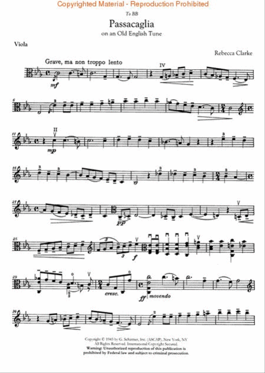 Passacaglia Piano Accompaniment scores gallery preview page 3