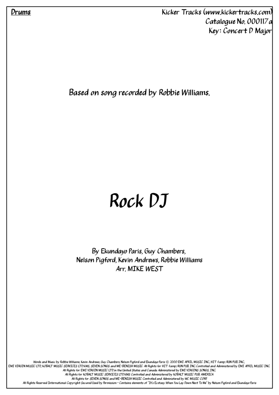 Rock Dj Drum Set scores gallery preview page 1