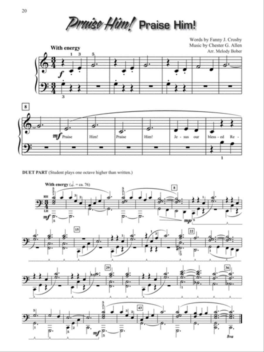 Play Hymns, Book 1 Play Hymns, Book 1 Easy Piano scores gallery preview page 10