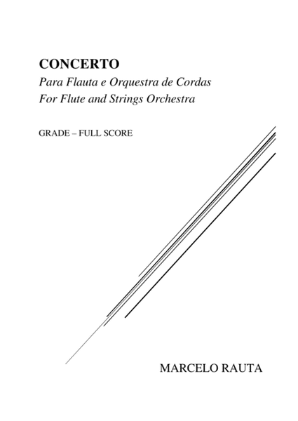 Concerto para Flauta e Orquestra de Cordas (Concerto for Flute and String Orchestra) - FULL SCORE